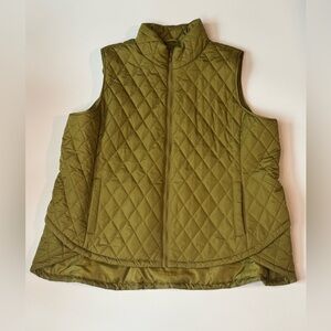 Maurices Olive Quilted Vest